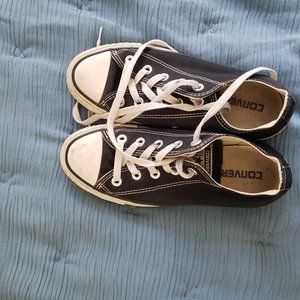 Converse All Star Mens Size 4 Black Shoes